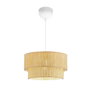 Opviq Lámpara de araña Beige y Blanco con altura ajustable